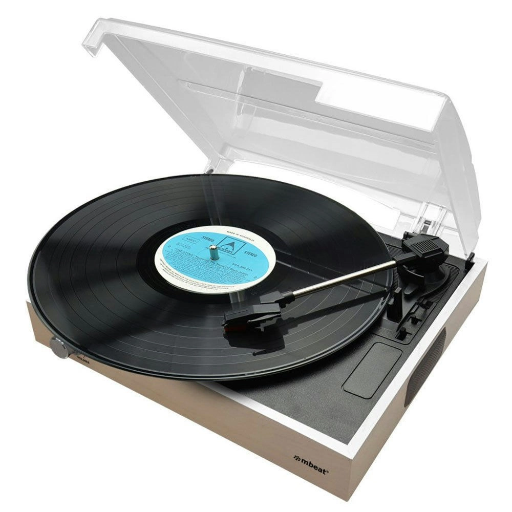 mBeat Slimline USB Turntable Digital Recorder/Built In Speakers/RCA/Vinyl Player