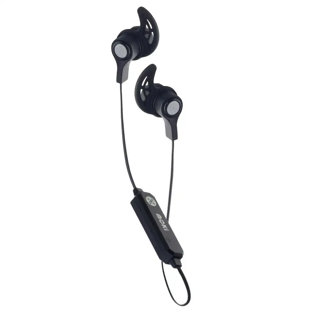 Moki EXO Sports Bluetooth In-Ear Earphones Headset w/ Microphone For Smartphone