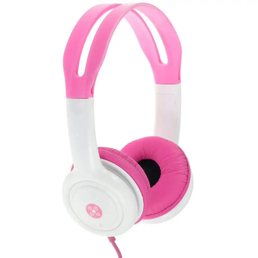 Moki Volume Limited Kids On Ear Headphones/Headband 3.5mm Jack/1.2m CBL Pink 3y+