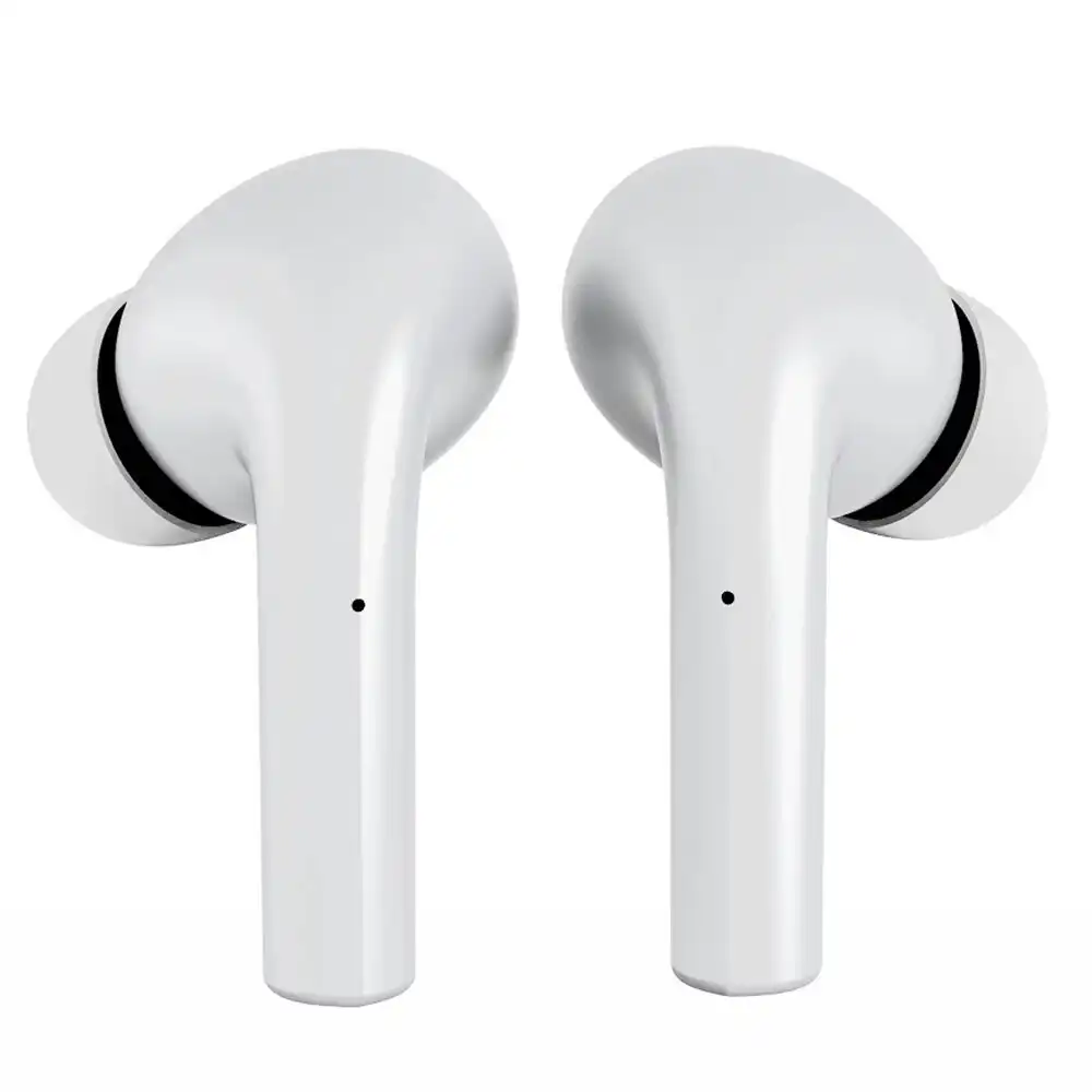 MokiPods True Wireless Earbuds Bluetooth In Ear earphones/Pods  w/Mic White