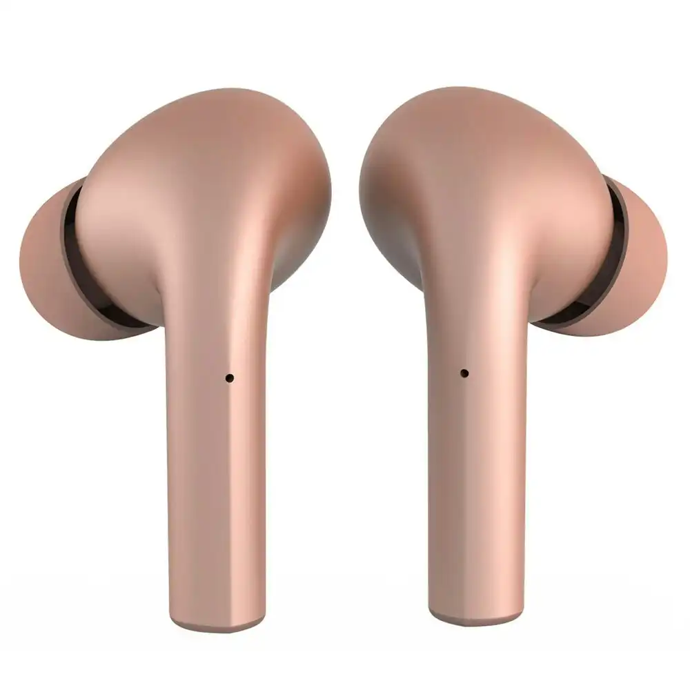 MokiPods True Wireless Earbuds Bluetooth In Ear earphones/Pods  w/Mic Rose Gol