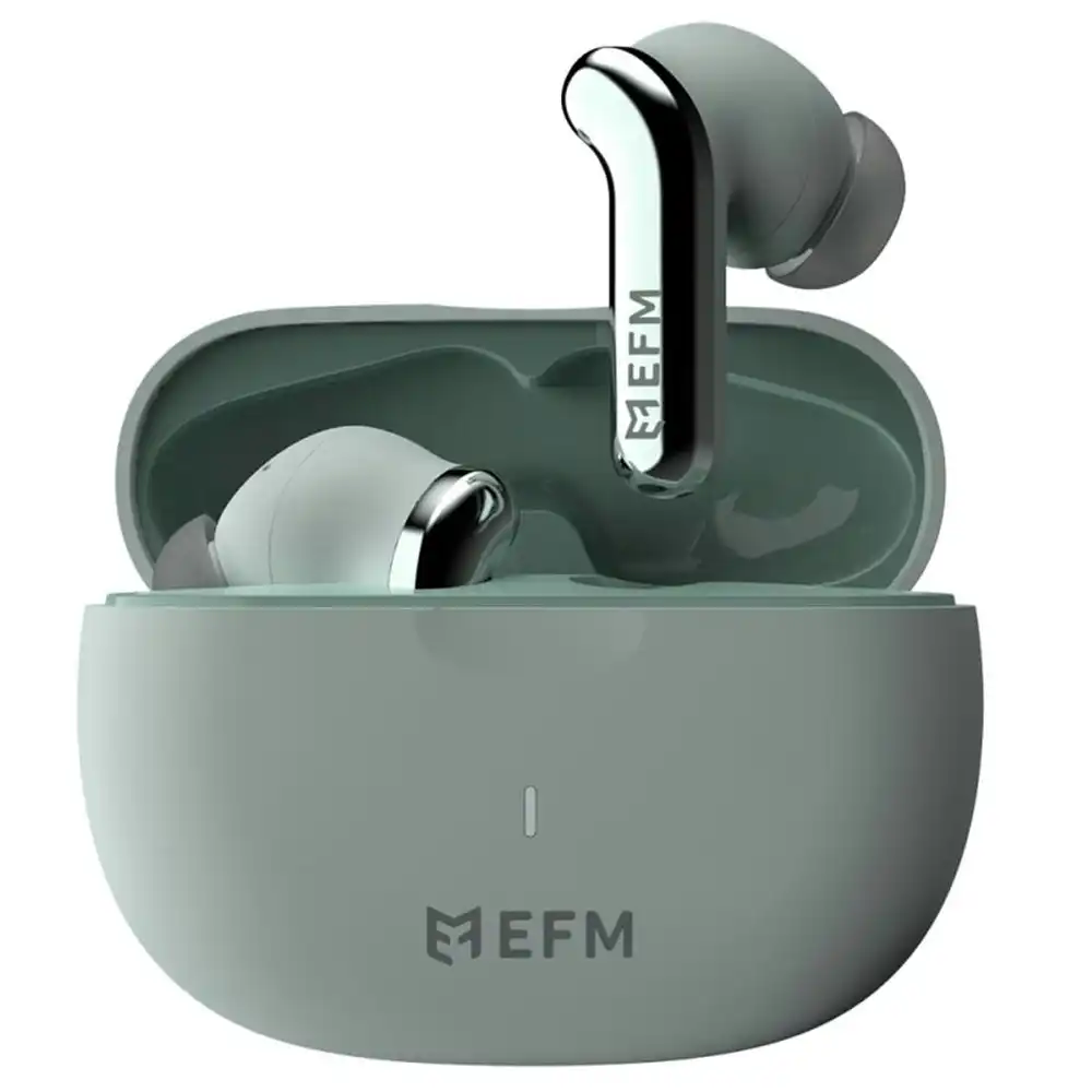 EFM TWS Wireless Bluetooth ANC Earbuds w/ Charging Case for Smartphones Sage