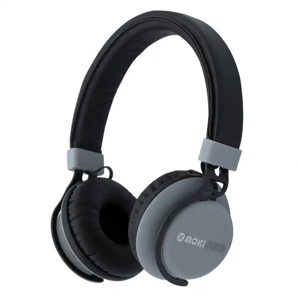 Moki Pro Kumo Rechargeable 3.5mm Cable Bluetooth Wireless Mic Ear/Headphones BLK