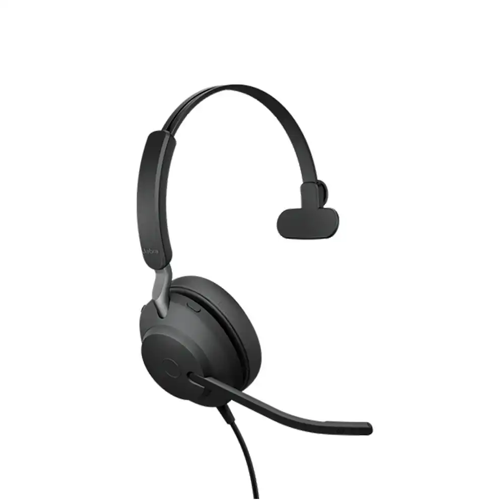 Jabra Corded Evolve2 40 UC Mono USB-A Noise Reduction/Controlled Wired Headset