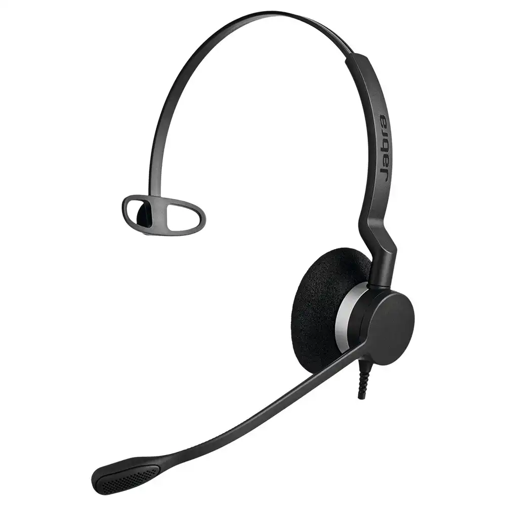 Jabra Corded Biz 2300 MS Mono USB-C Wired Headset w/Noise-Cancelling Microphone