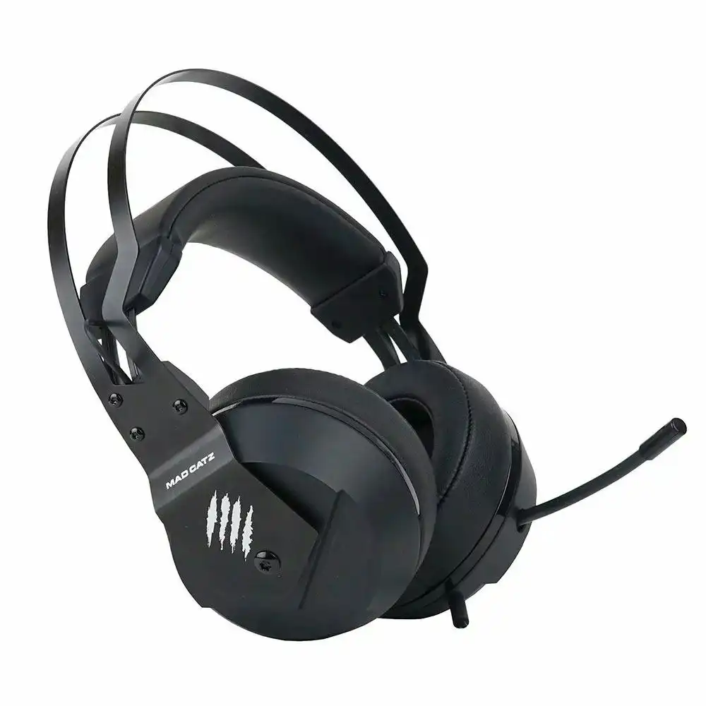 Mad Catz F.R.E.Q. 2 Gamer/Gaming Stereo Over Ear Wired Headset w/3.5mm AUX Black