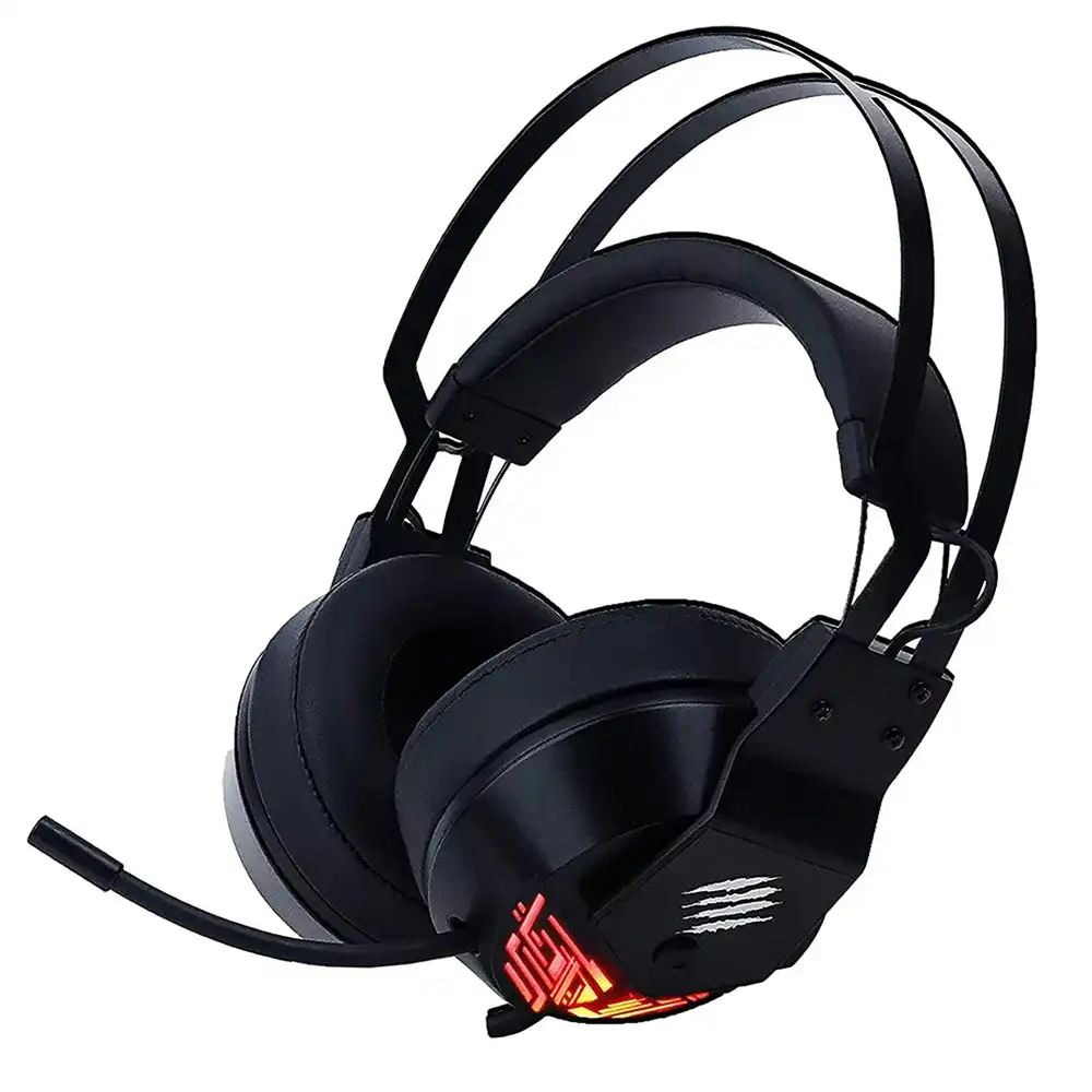 Mad Catz F.R.E.Q. 4 Over Ear Gaming Stereo RGB Headset w/3.5mm AUX/Mixer/Mic