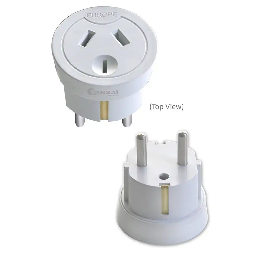 Sansai Travel Power Adapter Outlet AU/NZ Socket to Plug Asia EU/Bali/Middle East