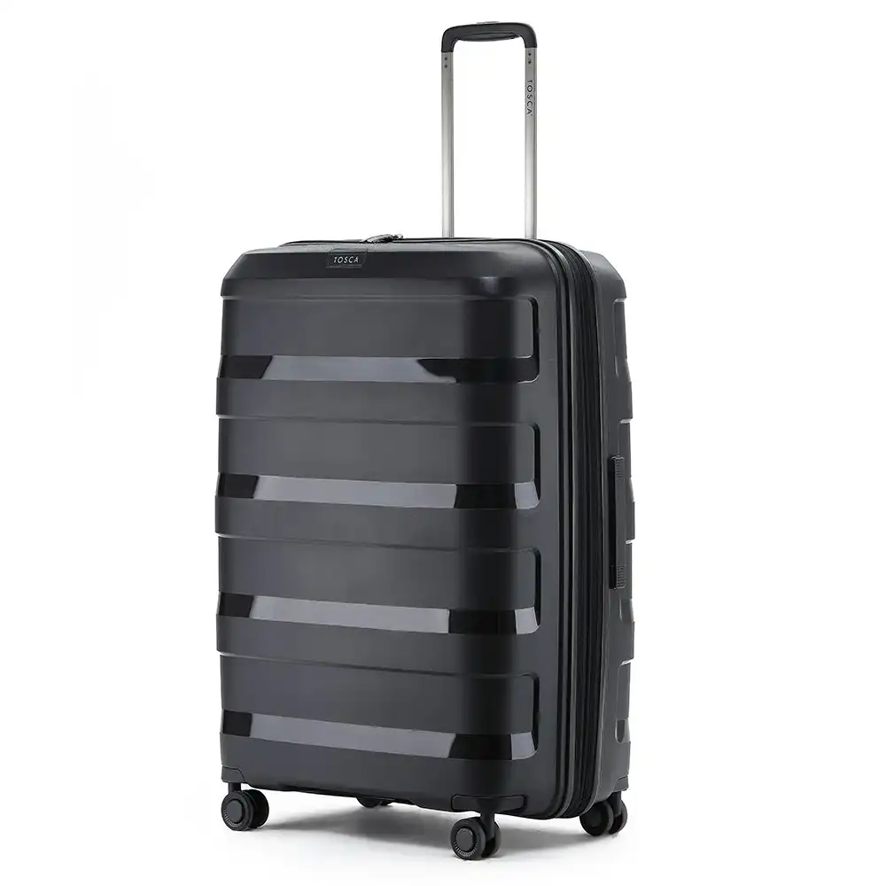 Tosca Comet 120L/29" Hard Case Wheeled Luggage Large Trolley Suitcase Black