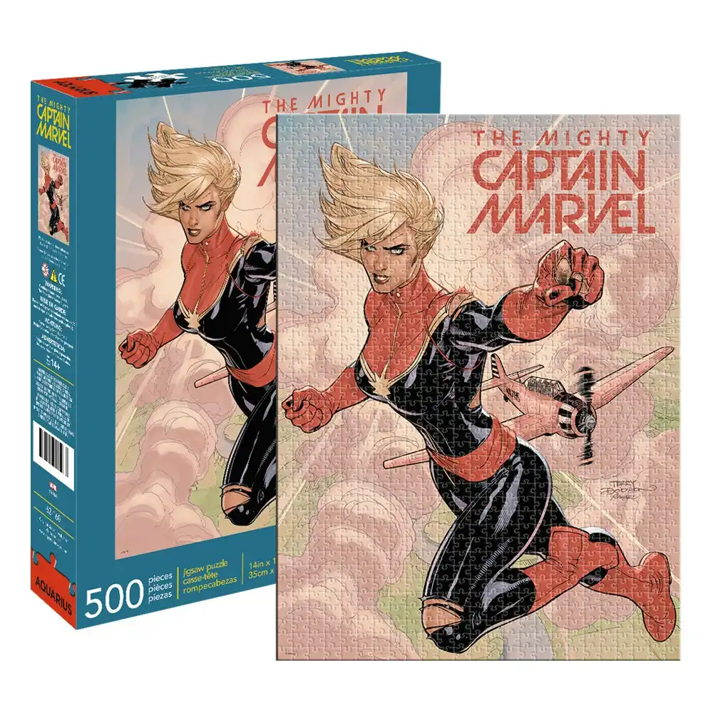 500pc Marvel Captain Marvel Cover  14y+ Kids/Children Jigsaw Puzzle 35 x 48 cm