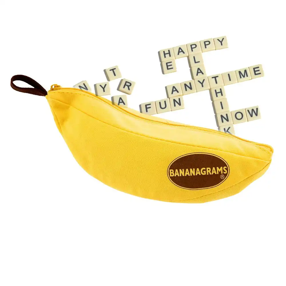 144pc Bananagrams Anagram Alphabet/Words/Letters Kids Spelling Family Board Game