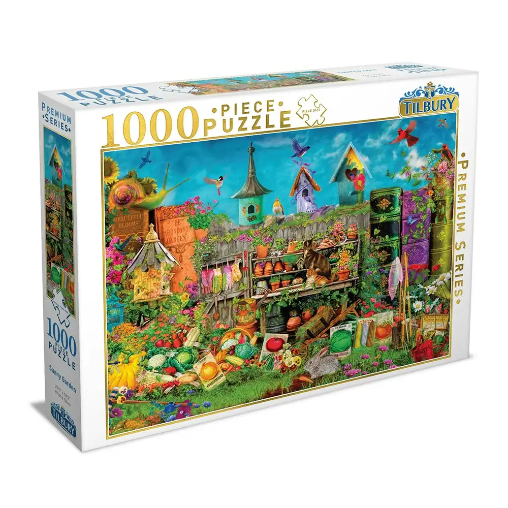 1000pc Tilbury Kids/Family/Teen Sunny Garden 69x50cm Jigsaw Puzzle Toy/Game 8y+