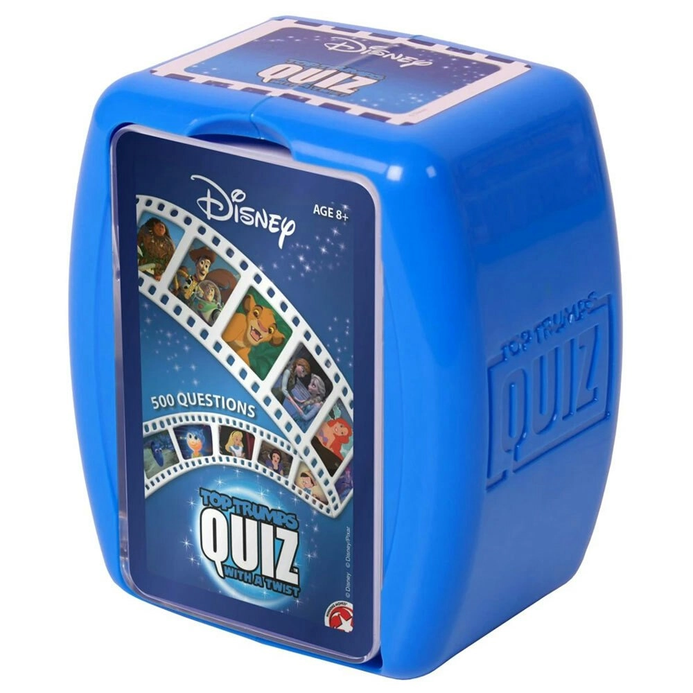 Top Trumps 12cm Disney Quiz With A Twist Card Trivia/Question Game 8y+ Kids Toy