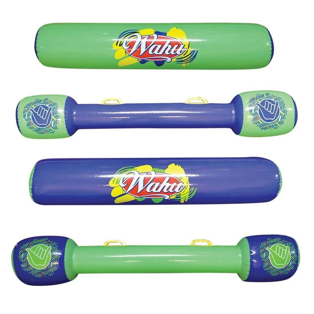 4pc Wahu Tube Wars Inflatable Water Toy 140cm Paddles/125cm Base Tubes Kids 6y+