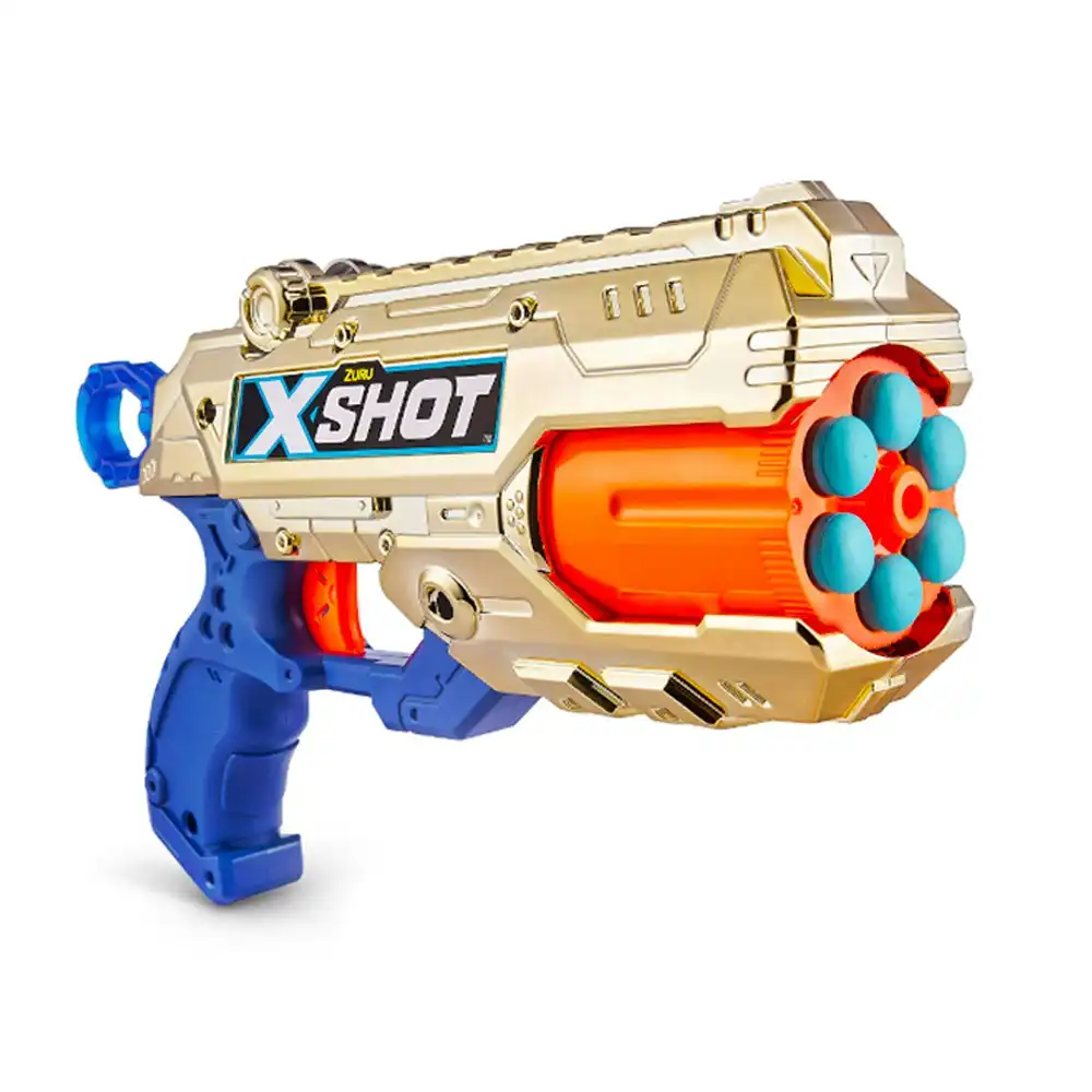ZURU XSHOT Royale Edition Reflex 6 Blaster Kids/Teen Toy Gun/Luncher/Shooter 8+