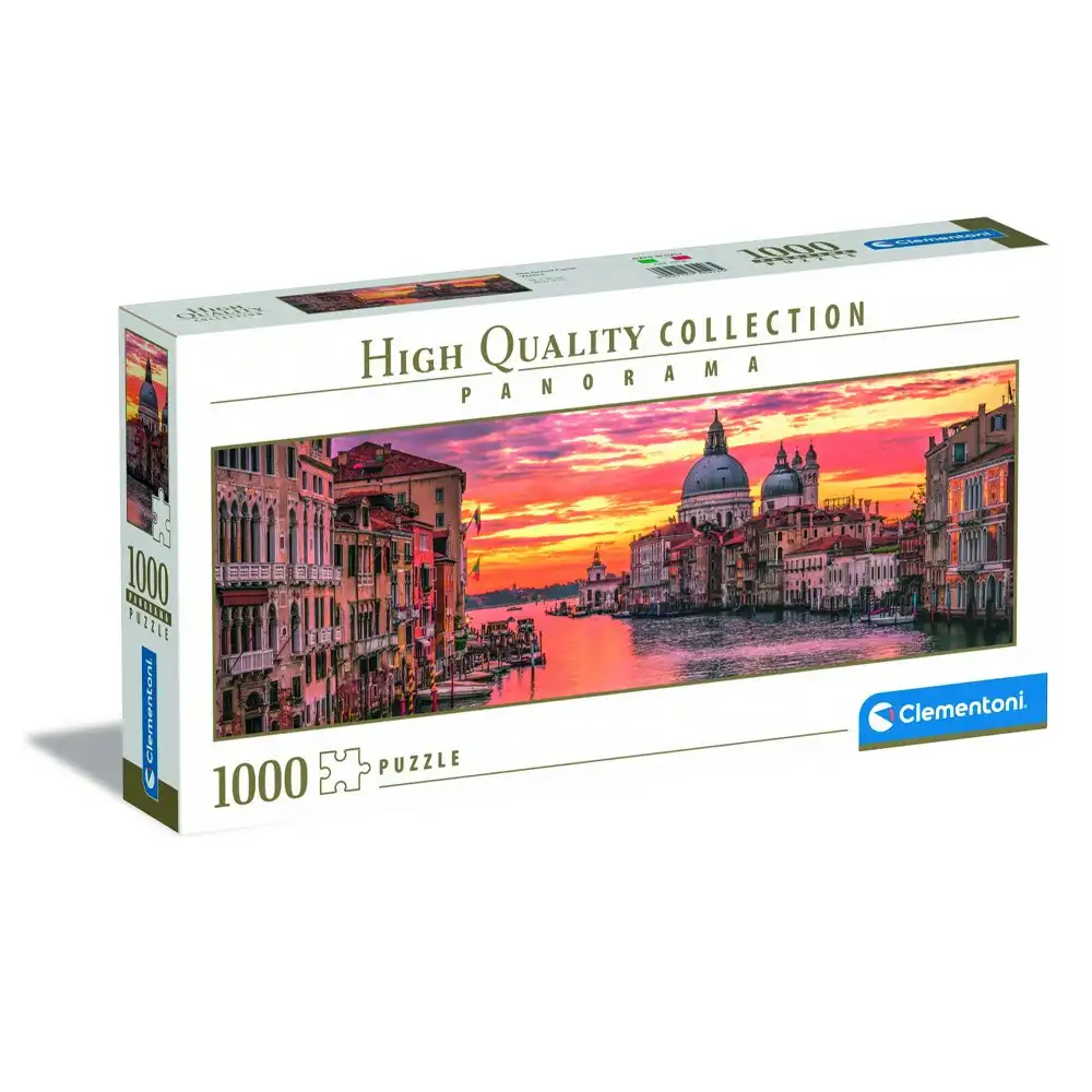 1000pc Clementoni Panorama The Gand Canal Venice Detailed Jigsaw Puzzle Pieces