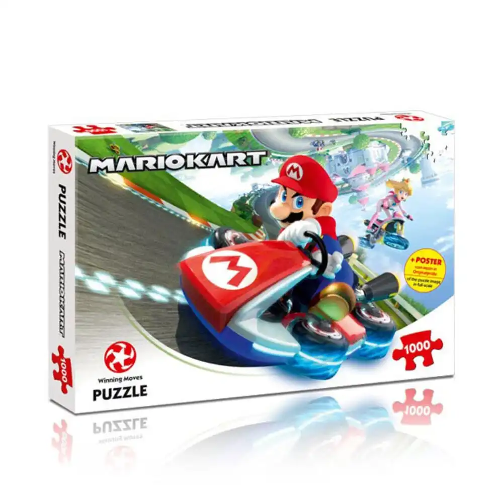 Mario Kart 1000pc 683mm Puzzle Jigsaw Game w/ Poster 14y+ Family/Kids/Adult