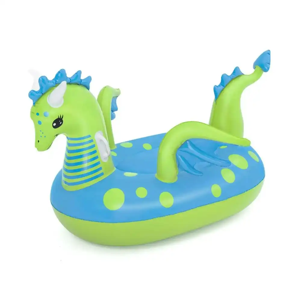Bestway 142cm Inflatable Dragon Ride On Pool/Beach Float Toy Kids/Children 3y+