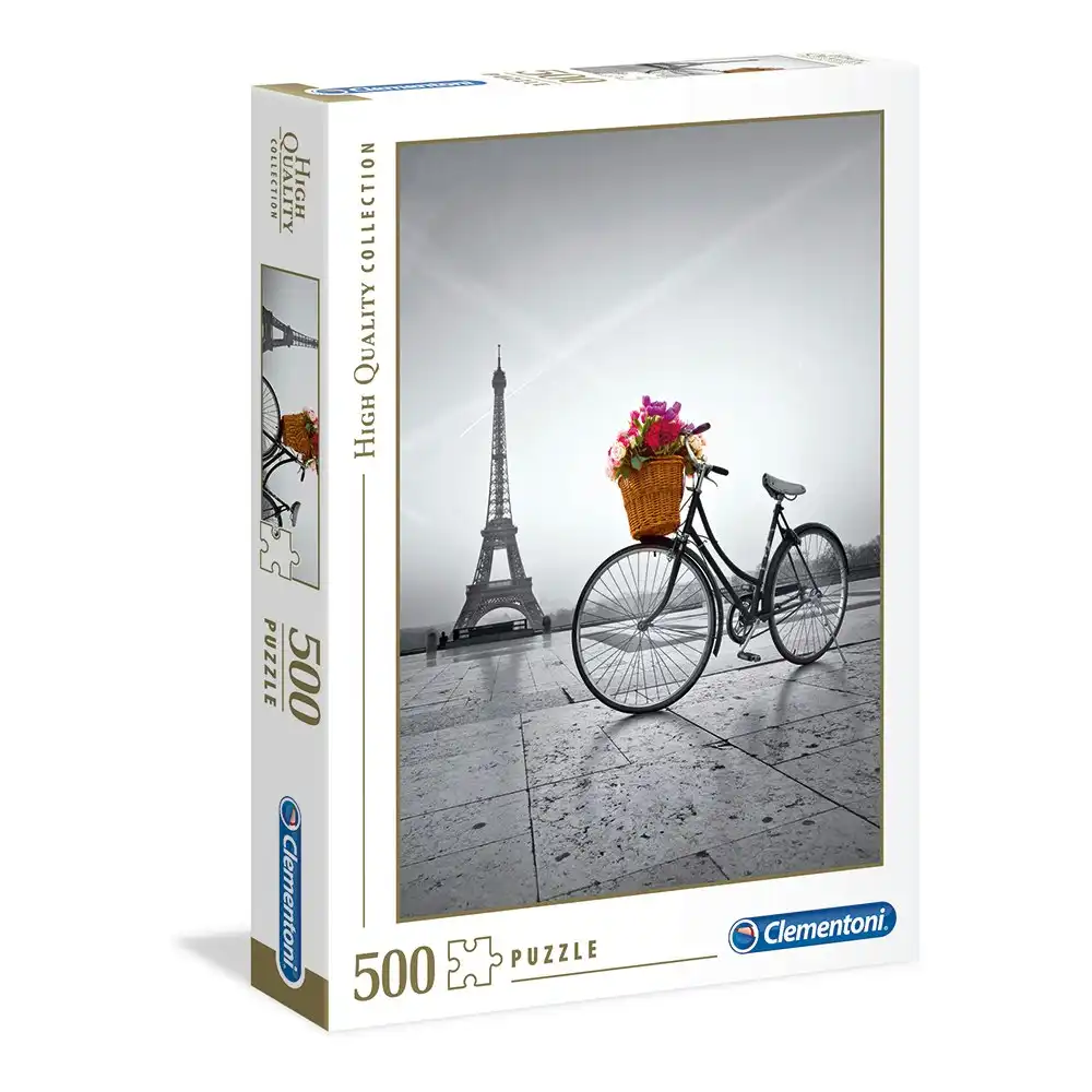 500pc Clementoni Romantic Promenade In Paris 49x36cm Jigsaw Puzzle Family/Kids