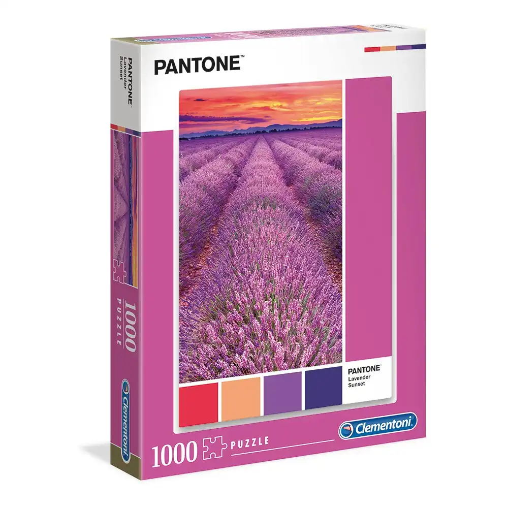 1000pc Clementoni Pantone Lavender Sunset 69x50cm Jigsaw Puzzle Family/Kids Game