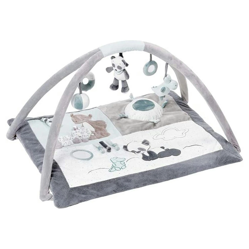 Nattou Loulou Lea & Hippolyte Playmat/Activity Gym w/ Arches Baby 0m+ 70x90cm