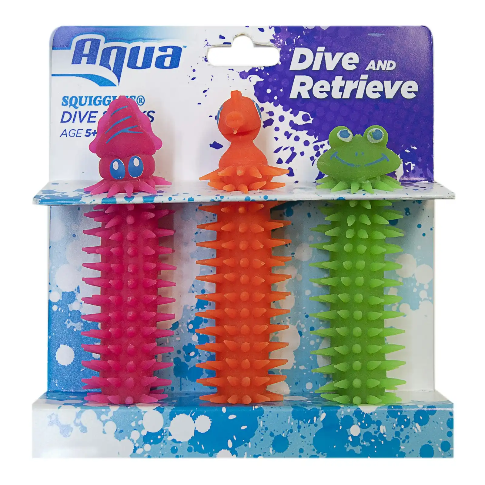 Aqua Squiggles Dive Sticks Fun Pool Game Diving/Swimming Underwater Activity Toy