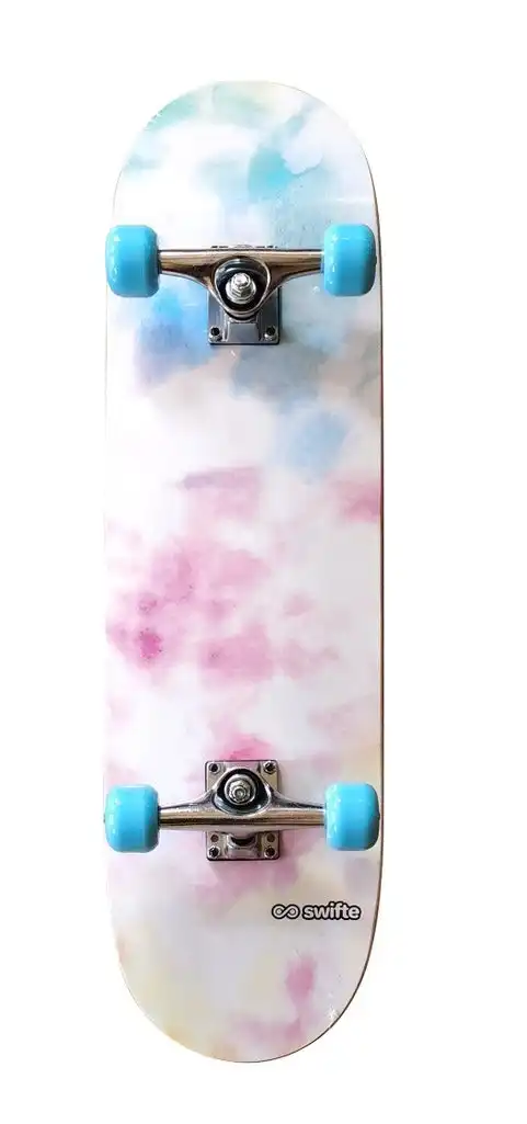 Swifte 31 X 8.25" Skateboard - Pastel Tye Dye