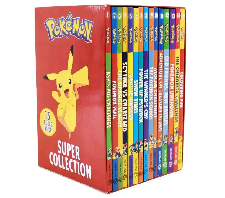 Pokemon Super Collection Series 1-15 Books Box Set