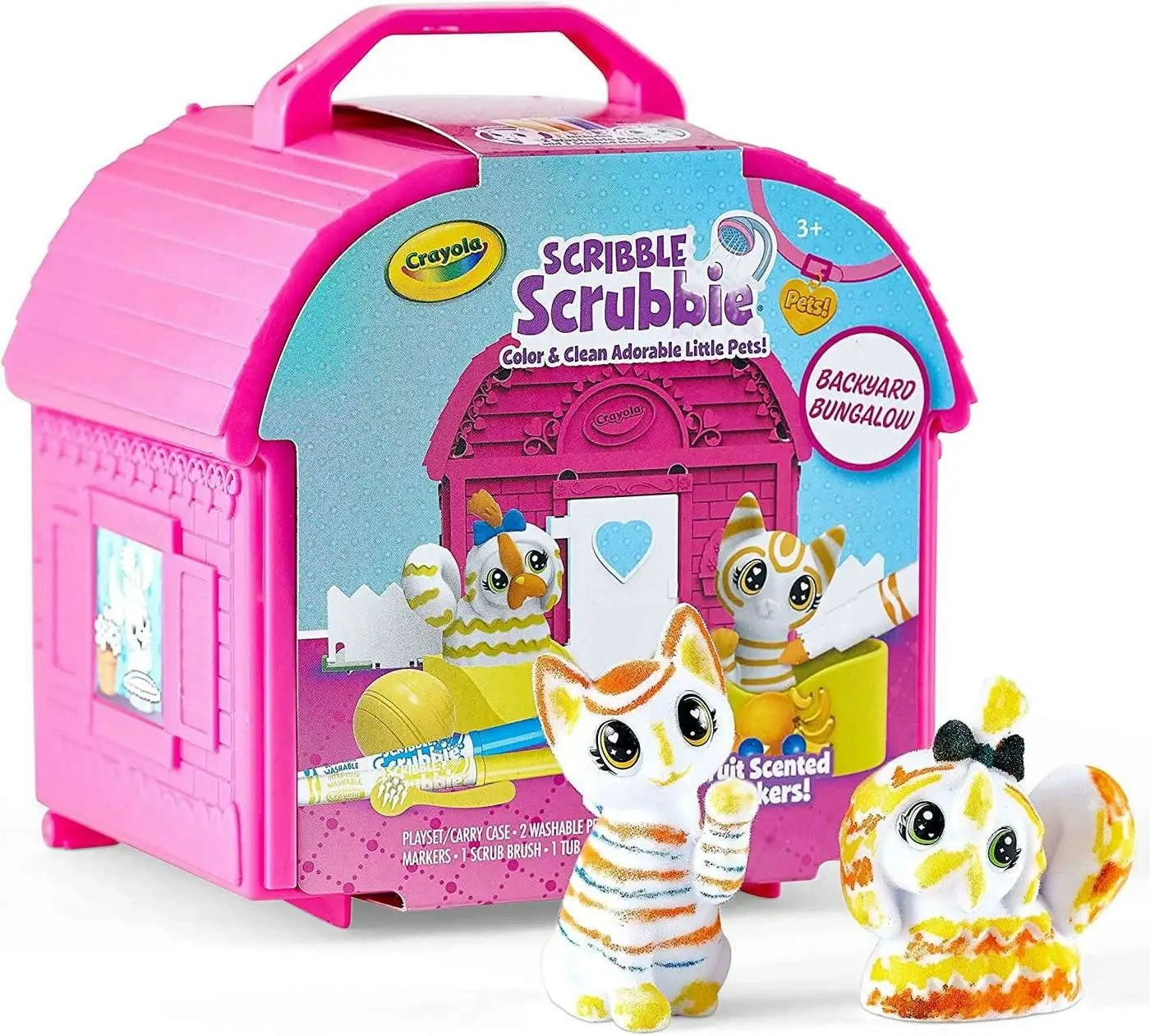 Crayola Scribble Scrubbie Pets Backyard Bungalow Playset