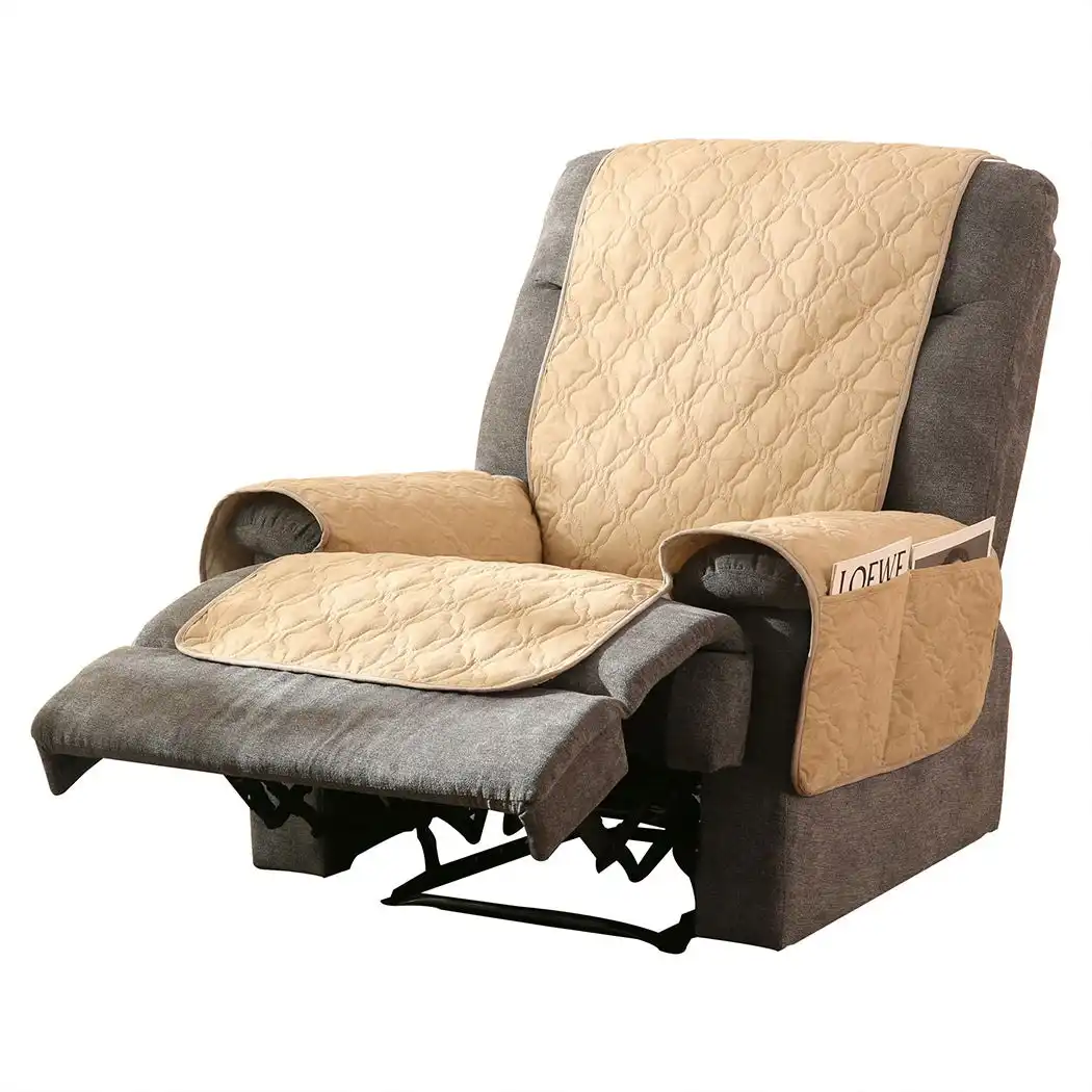 Marlow Recliner Sofa Slipcover Protector Mat Massage Chair Waterproof L Beige