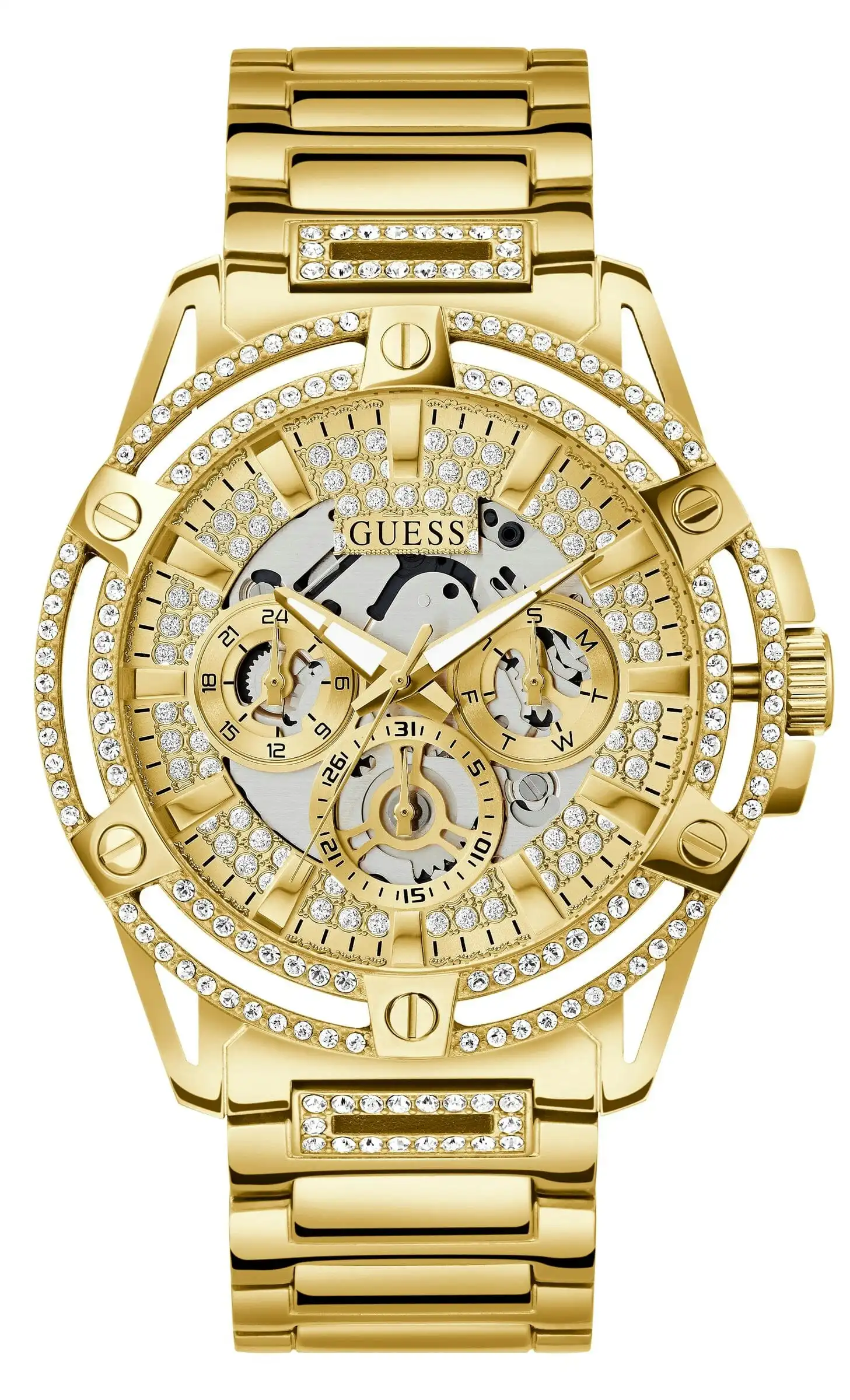 Guess King Gold Glitz Men's Watch GW0497G2