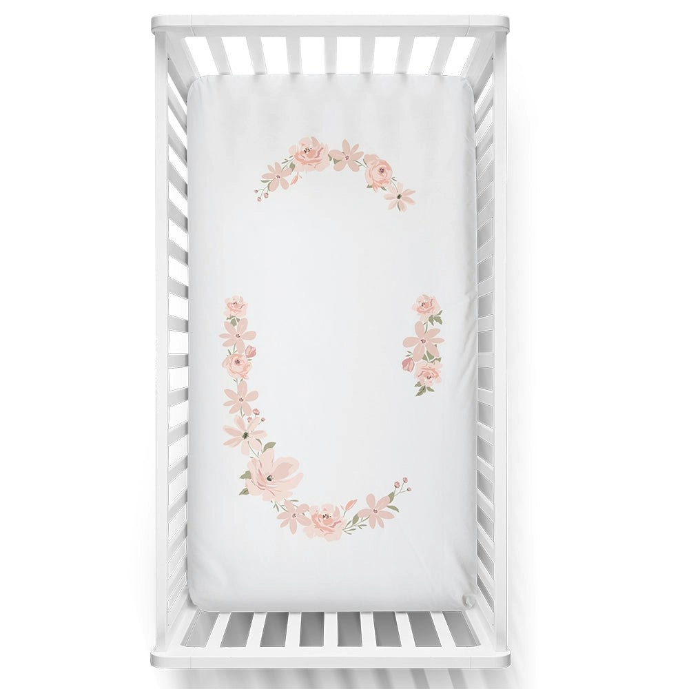 Lolli Living | Cot Fitted Sheet - Floral Bouquet