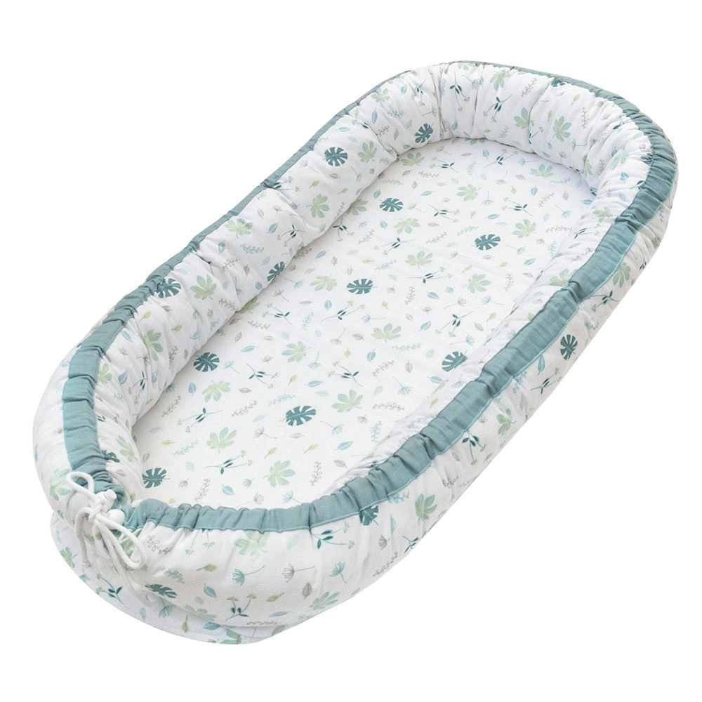 Living Textiles | Organic Baby Crib - Banana Leaf