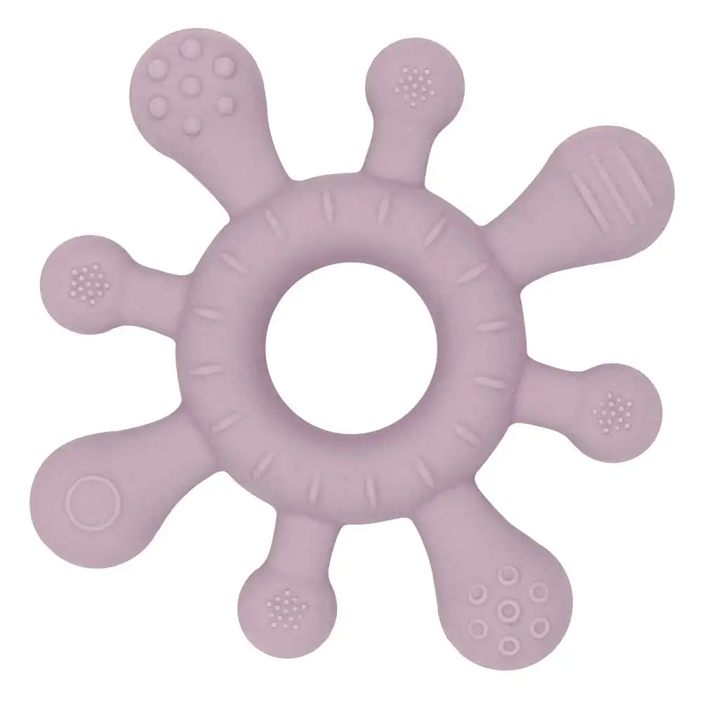 Playground by Living Textiles | Silicone Splash Teether - Dusty Mauve
