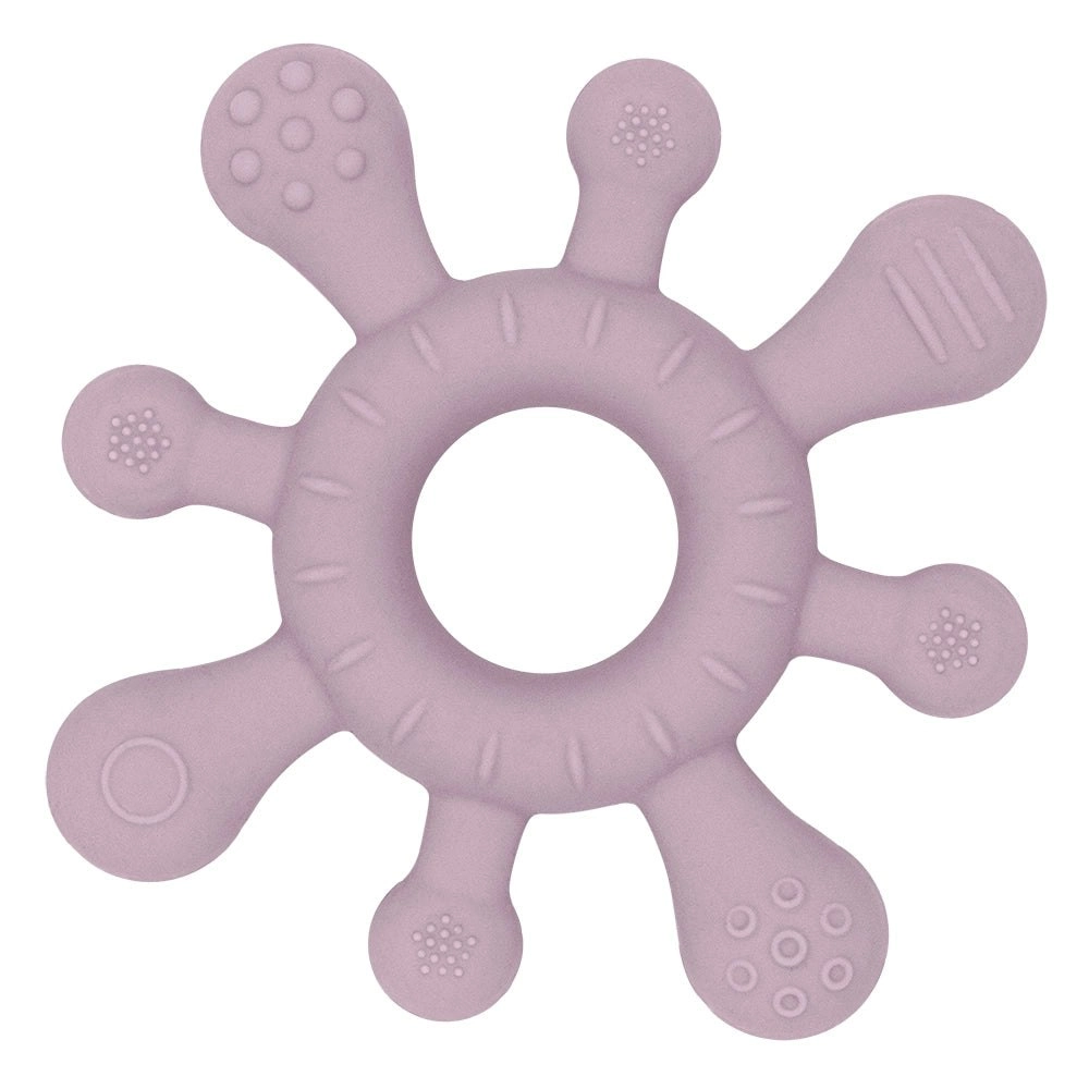 Playground by Living Textiles | Silicone Splash Teether - Dusty Mauve