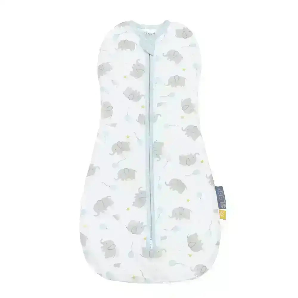 Living Textiles | Smart Sleep Zip Up Swaddle 4-12mths 0.2TOG - Mason