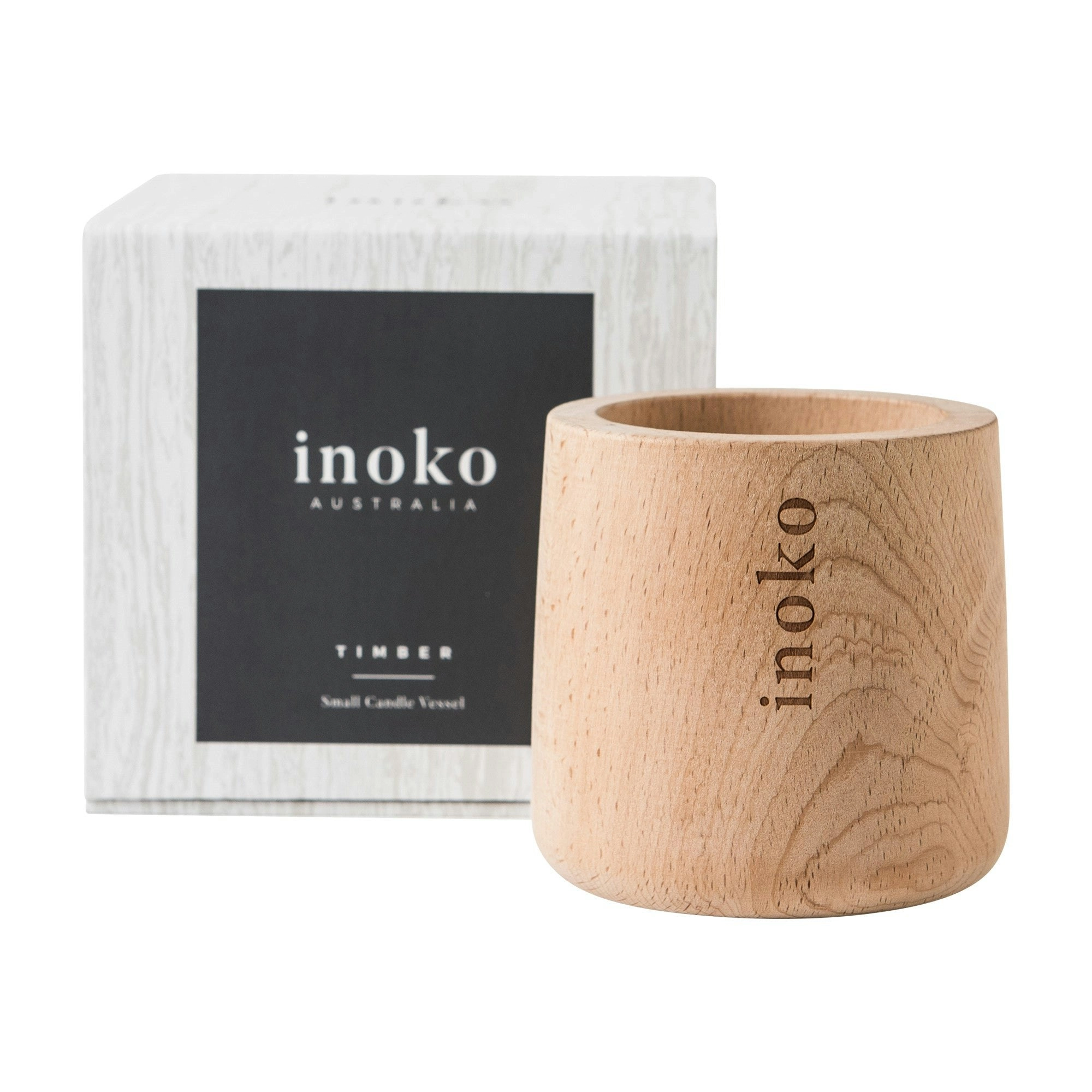 Inoko Australia | Timber Candle Vessel - Large