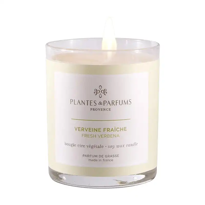 Plantes & Parfums | 180g Handcrafted Perfumed Candle - Fresh Verbena