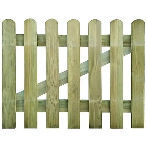 Solid Pine Garden Fence Gate - 100x80 cm