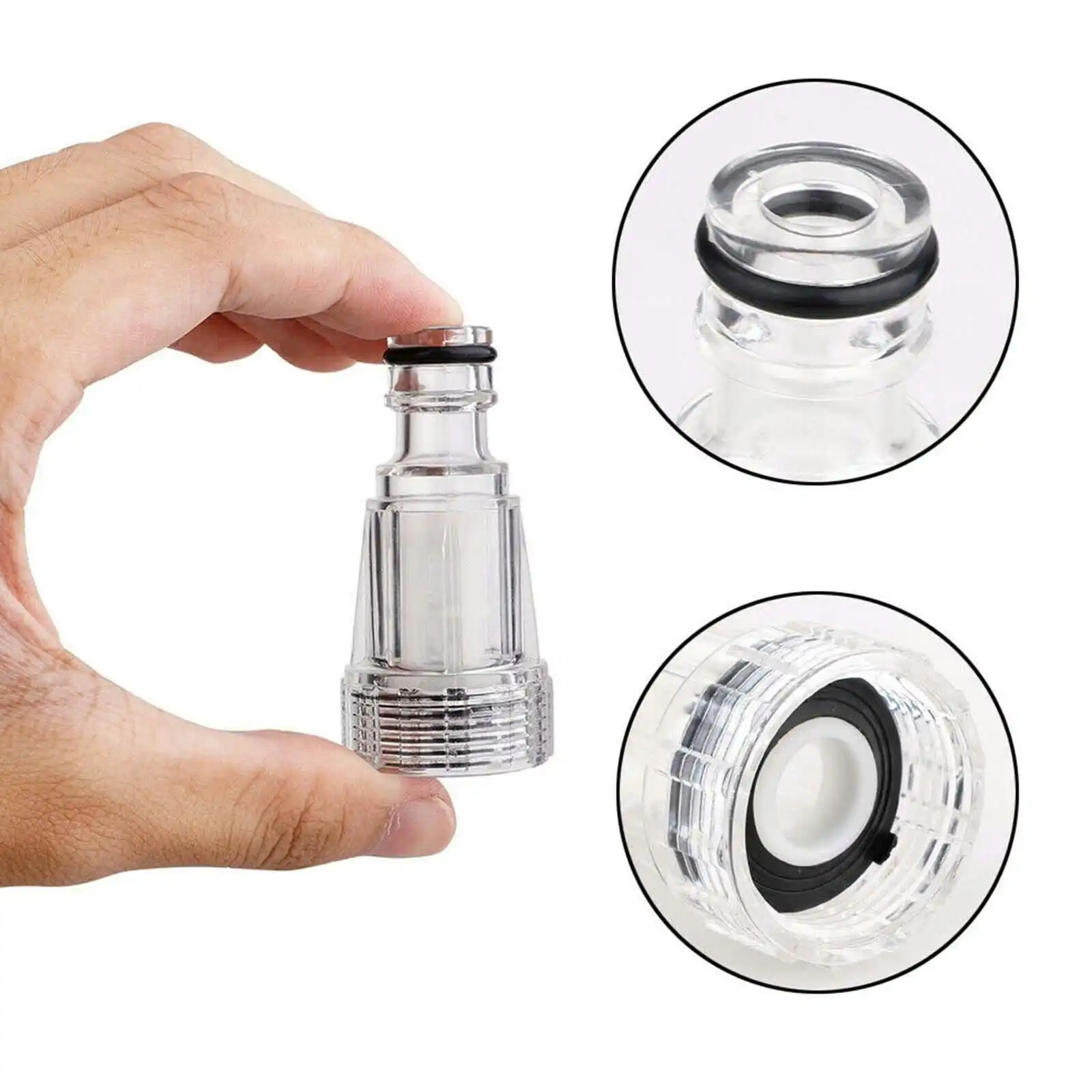 2PCS High-Pressure Car Clean Washer Water Filter Connection Fitting Tool Set