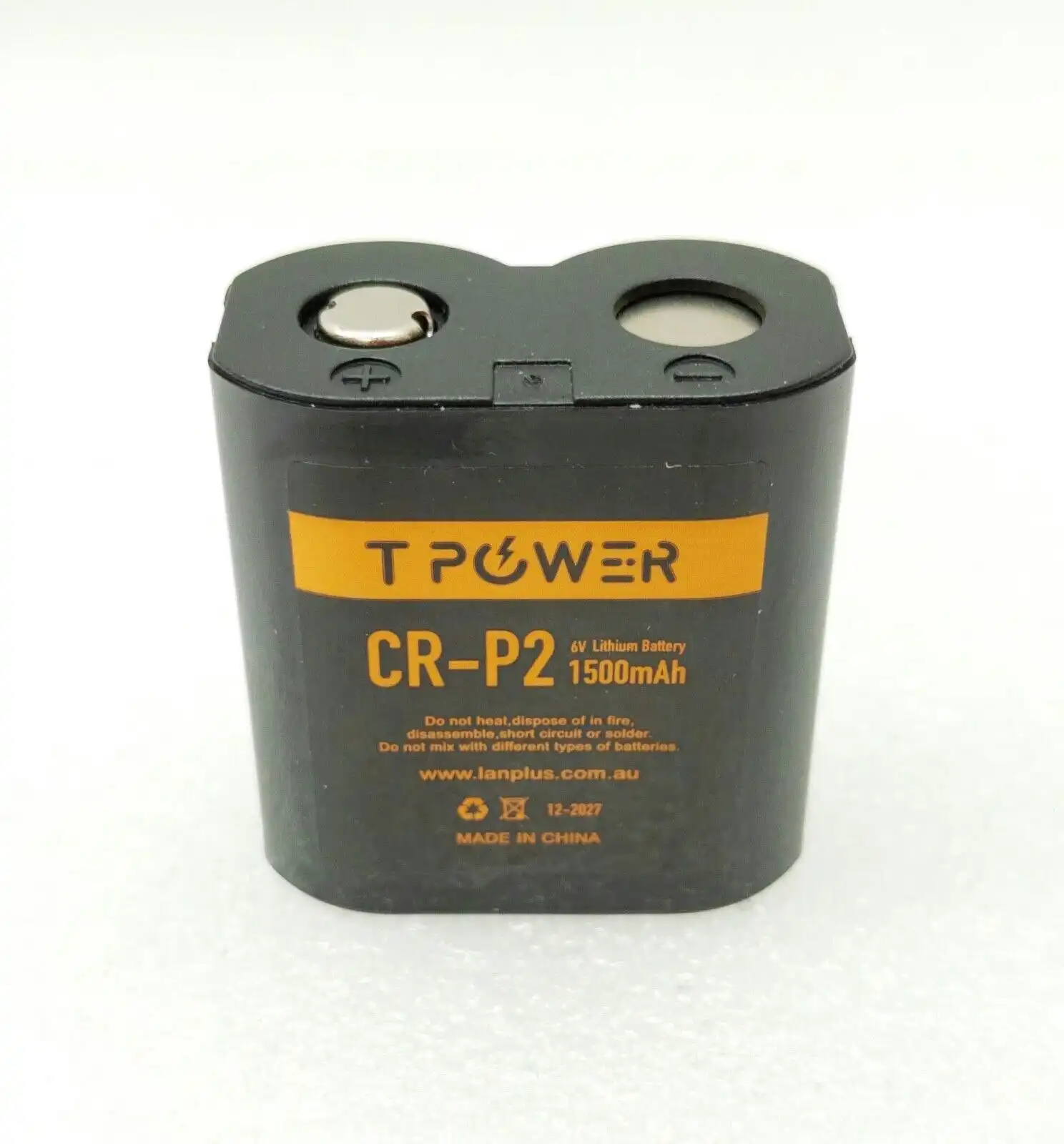 2x Compatible CRP2 Lithium Photo Battery 1500mAh CRP2 6V CR-P2