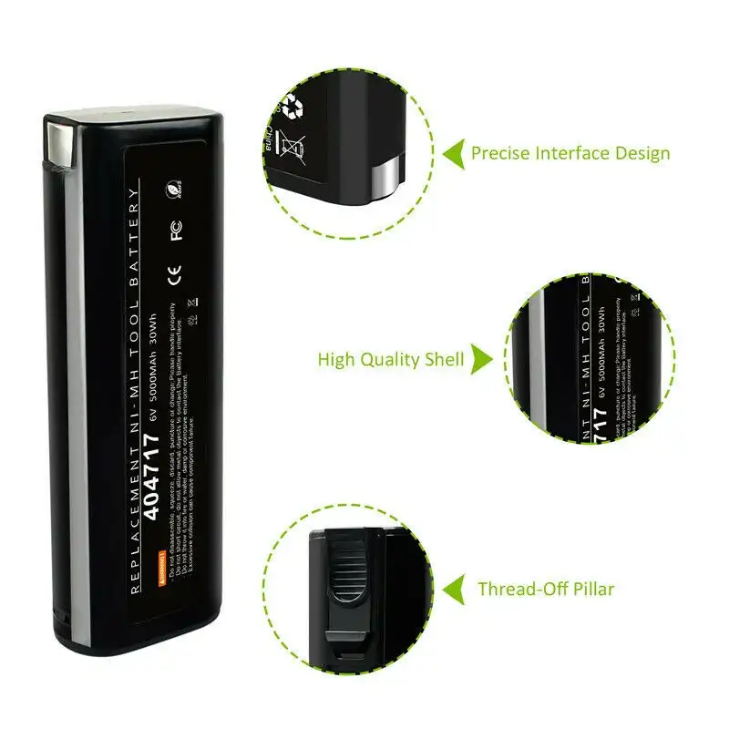 6V Paslode Compatible Battery | 404717 6000mAh Ni-MH Battery