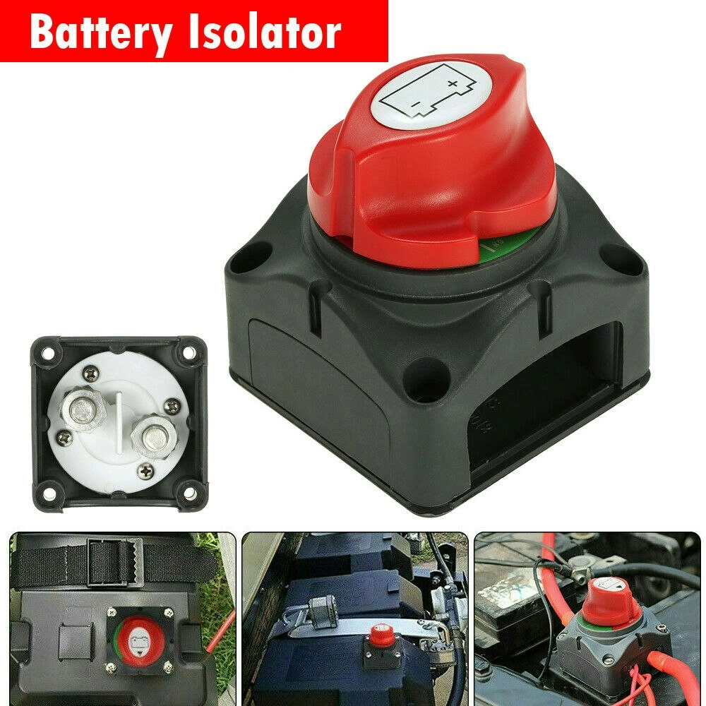 12V/24V/48V Battery Master Disconnect Switch Boat Marine Caravan Isolator On/Off