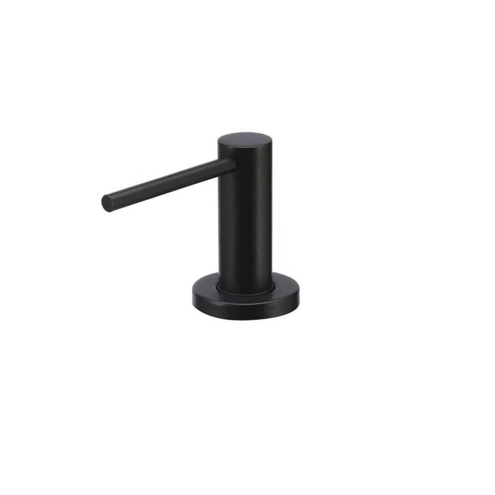 Meir Soap Dispenser Round - Matte Black MP09