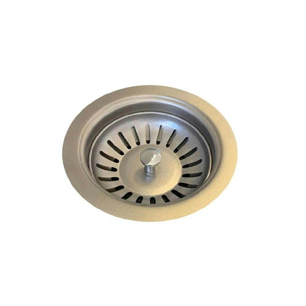 Meir Sink Strainer and Waste Plug Basket with Stopper Brushed Nickel MST04-NK