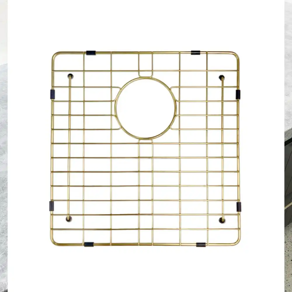 Meir Lavello Protection Grid for MKSP-S450450 Brushed Bronze Gold GRID-02-BB