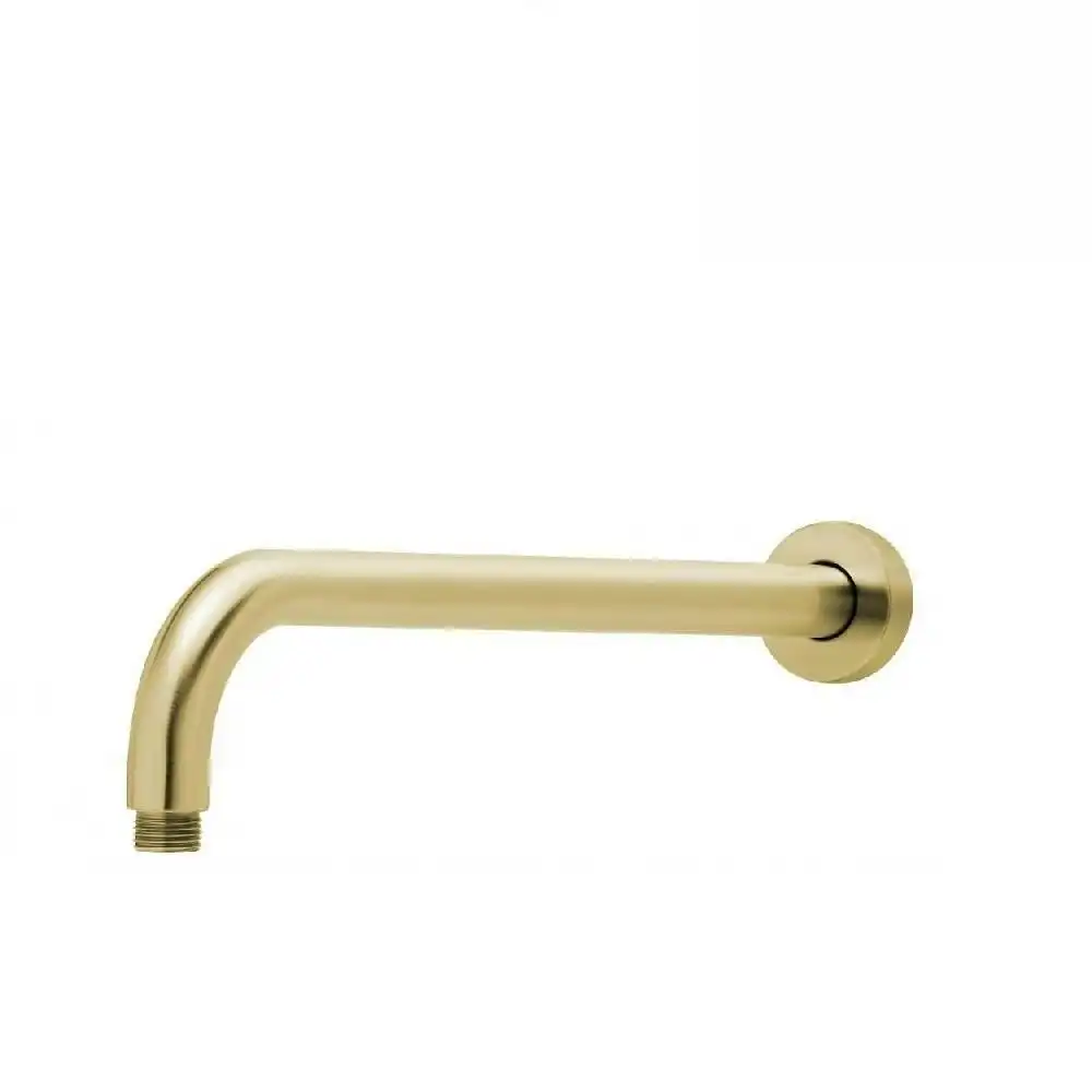 Phoenix Vivid Shower Arm Round Brushed Gold V6000-12