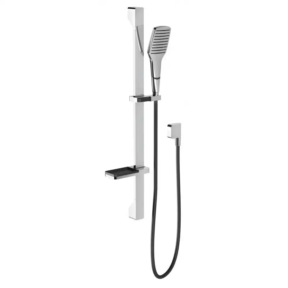 Phoenix NX Cape Rail Shower Chrome/ Matte Black 605-6810-60