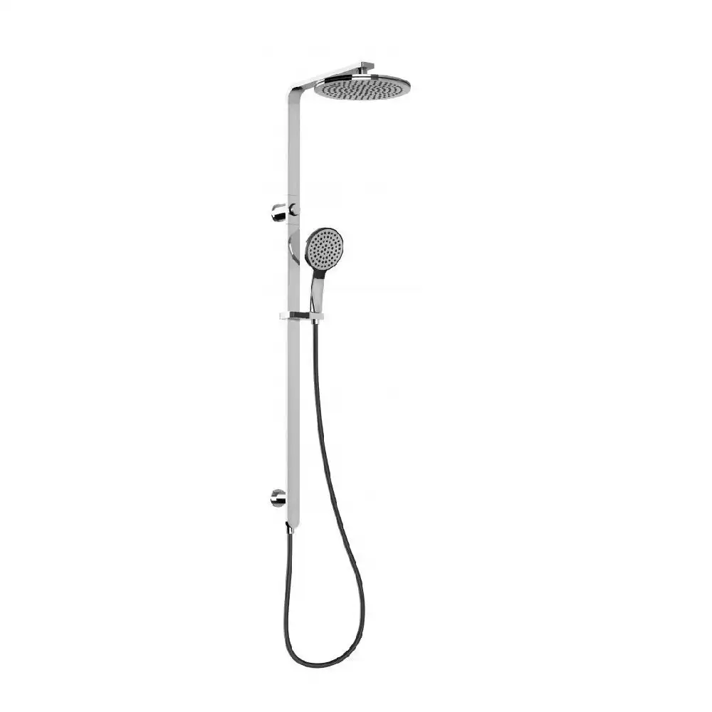 Phoenix NX Quil Twin Shower Chrome/ Matte Black 606-6500-60