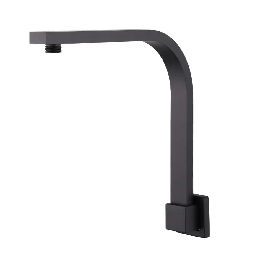 Oliveri Monaco Shower Arm Square Matte Black MO0009MB